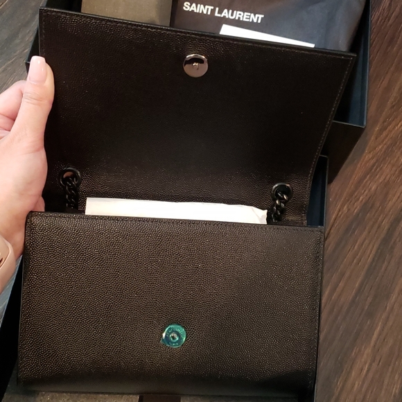 YSL Black Small Kate Bag with Matte Black Hardware - Picture 6 of 11